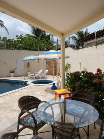 Casa temporada na Barra de São Miguel, mobiliada, 5 quartos, com piscinas. 90m da praia - Foto 6