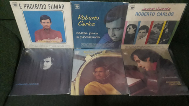 LPS MEGA LOTE ROBERTO CARLOS - 46 DISCOS DE VINIL