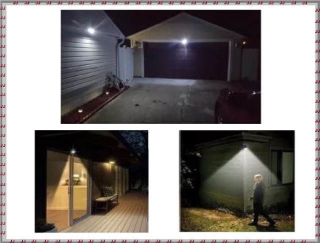 Luminária solar de parede com sensor de movimento - Foto 4