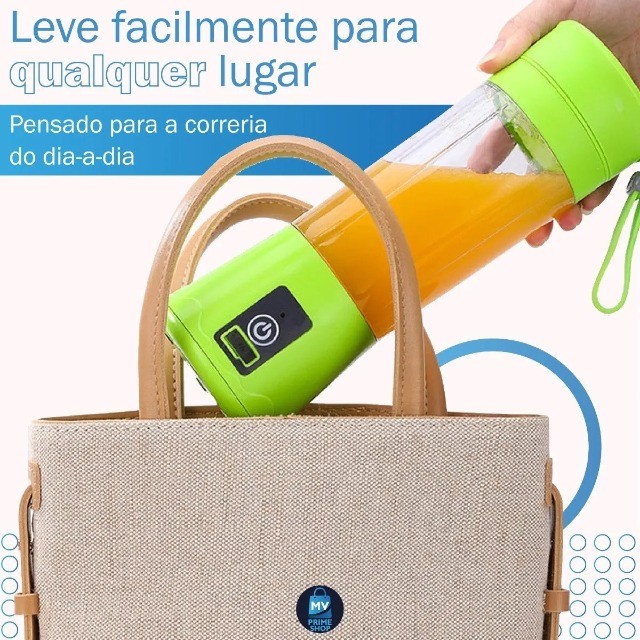 Mini Liquidificador Portátil Kapbom Recarregável Usb