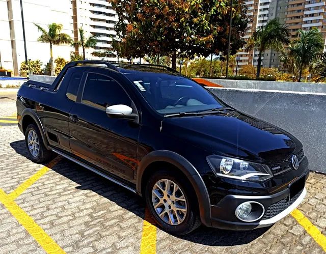 VW - Volkswagen Saveiro Cross 1.6 16v C.E. Azul 2015 - Maracaju