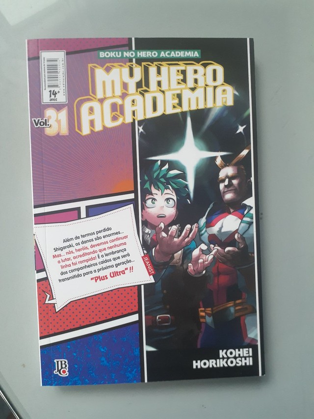 Livro My Hero Academia - Boku No Hero - Vol. 31