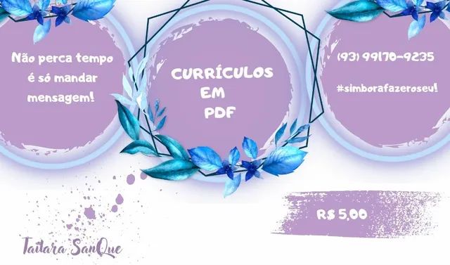 CURRÍCULOS EM PDF 