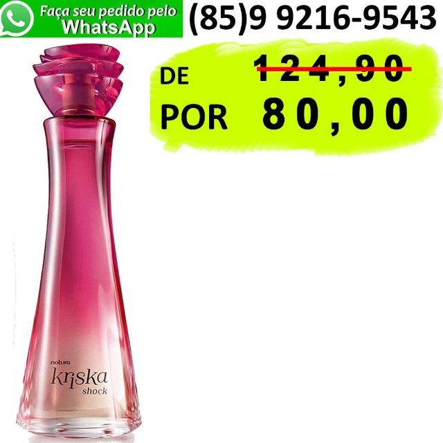 Perfume Feminino Kriska Shock Tradicional Natura 100ml - Beleza e saúde -  Itaperi, Fortaleza 1162860646 | OLX