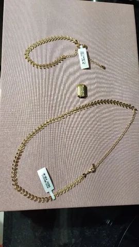 Lindo conjunto de corrente e pulseira  - Foto 3