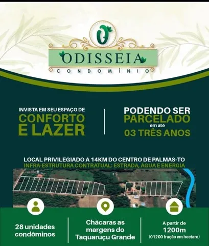 Chácara Odisseia lazer e moradia