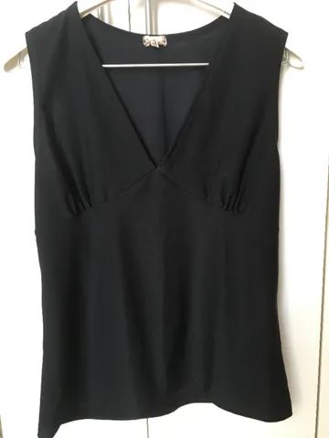 linda blusa básica preta