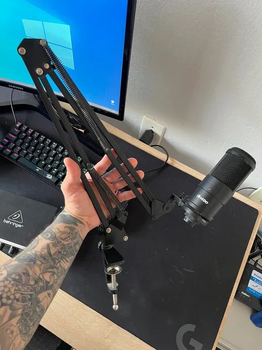 Microfone Condensador Vedo para Stream e Gravação - Foto 3