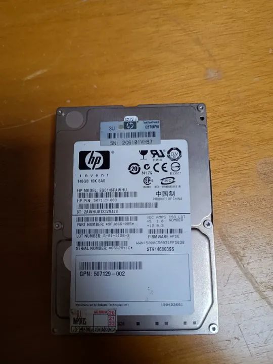 HD sas 146gb-2,5/10k - Foto 2