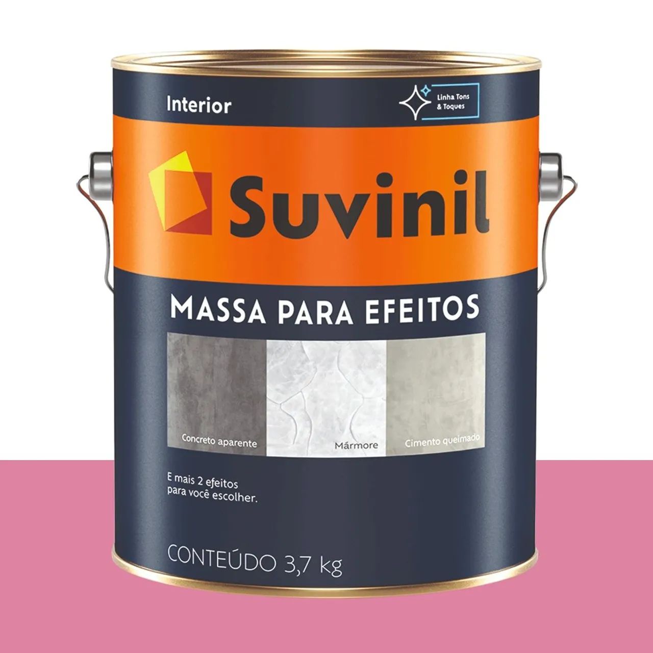 Massa para Efeito Mármore Suvinil Tulipa-rosa 2,88 L