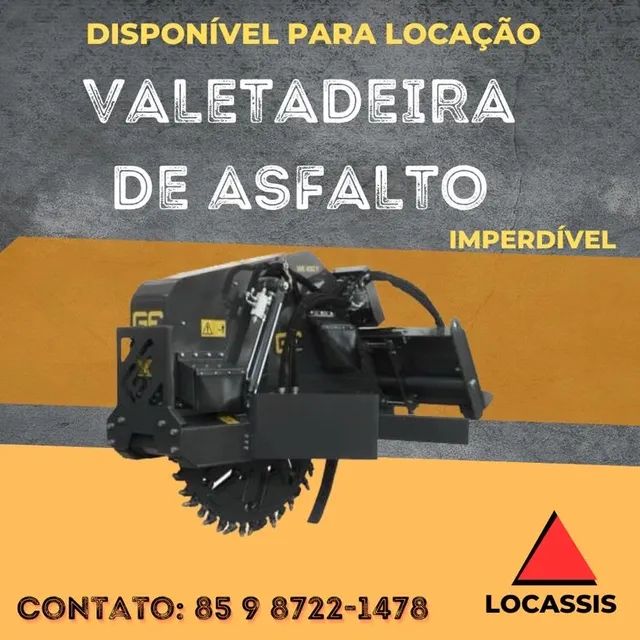 Valetadeira de asfalto hidráulica pra bob cat - Foto 3