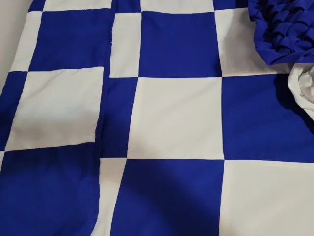 Colcha com babado dupla face para bicama de solteiro - cama - Foto 6