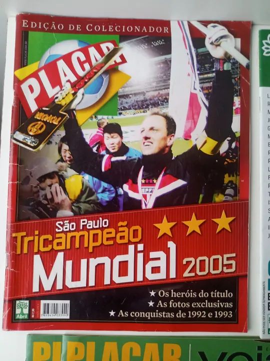 Revistas Placar Edicão Especial de Colecionador Fotos raríssimas, históricas da copa de 19 - Foto 4