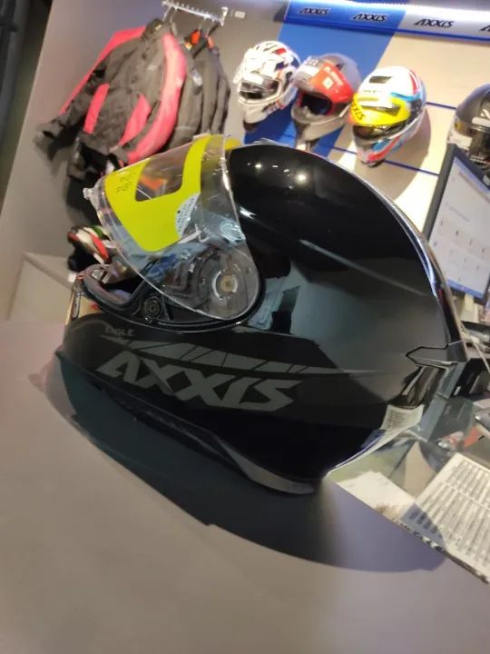 Capacete Axxis solid/mono gloss bleck - Foto 4