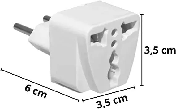 Adaptador Tomada Universal Padrão Europeu Uk Para Brasil  - Foto 2