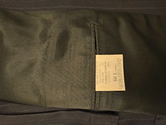 Terno paletó Costume Risca de Giz 50L - Foto 5