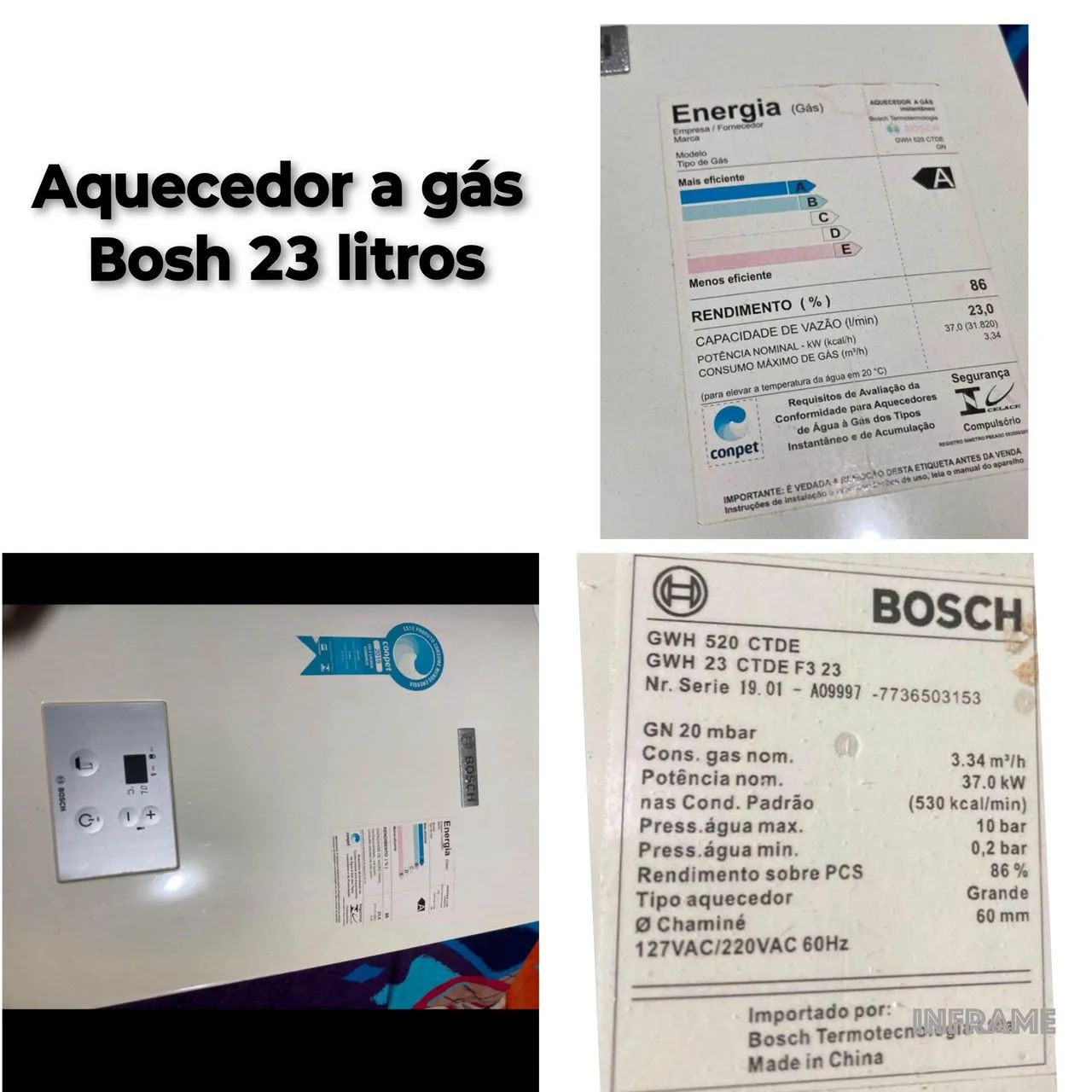 Aquecedor a gás 