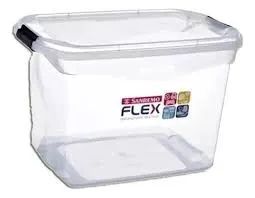 Caixa 29l organizadora tampa transparente com trava Sanremo Sr941 - Foto 3