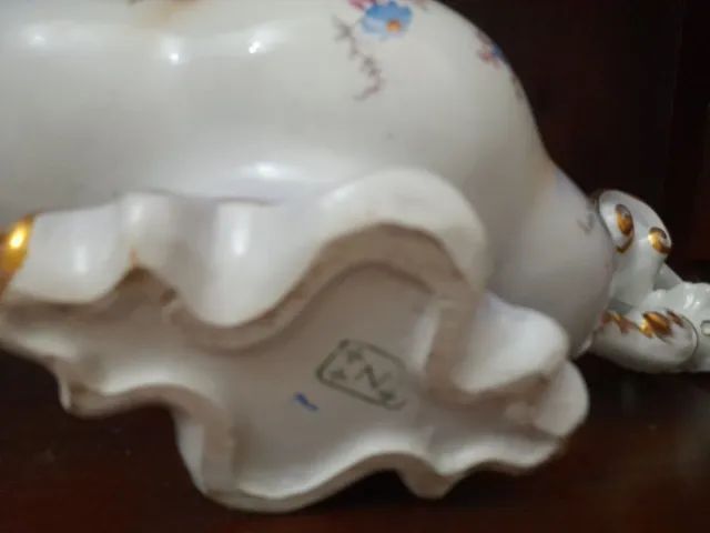 Antiga floreira de porcelana Zappi - Foto 2