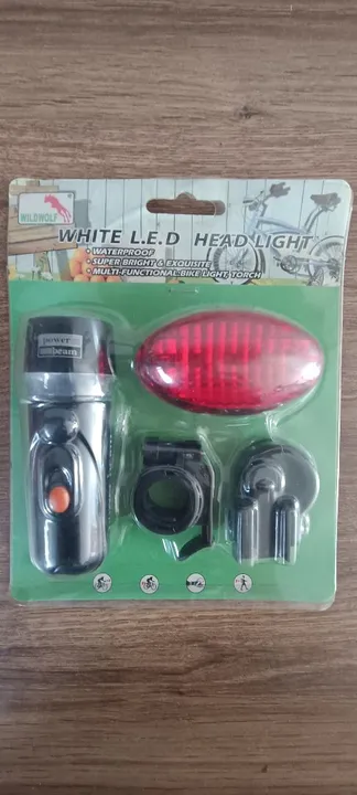 Kit de Iluminação para Bicicleta - LED Super Brilhante