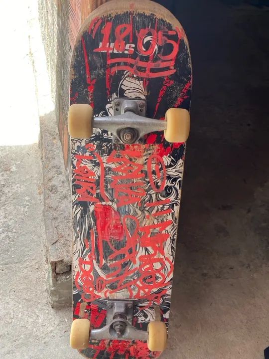 Skate de marfim e com rodas de gel  - Foto 2