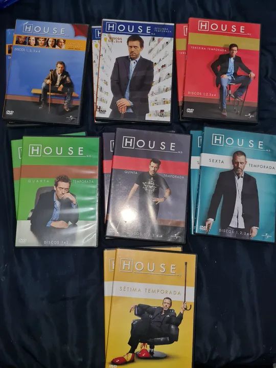 Lote DVDs Dr House (completo)