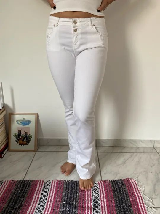 calça jeans zara