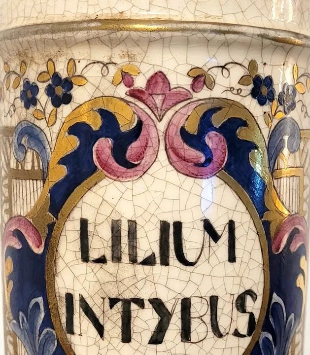  Pote de farmácia em cerâmica  - Lilium Intybus - Foto 2