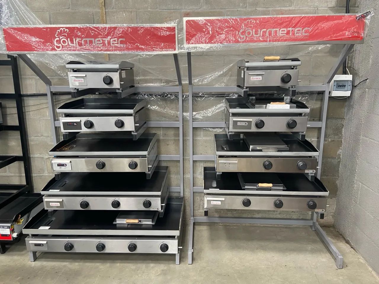 CHAPA BIFETEIRA GÁS LIGHT CBG-800L - METALCUBAS  - Foto 5