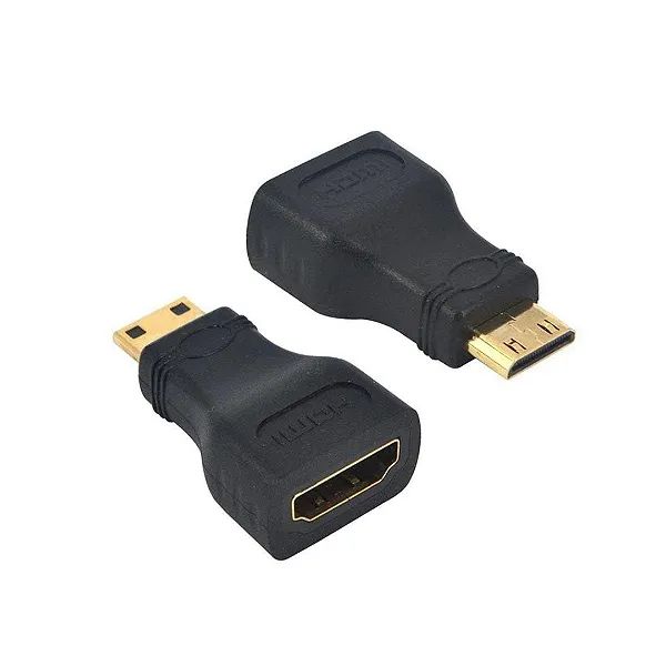Adaptador Conversor Mini HDMI (Fêmea) Para HDMI (Macho) - Exbom em São Luís ma - Foto 3