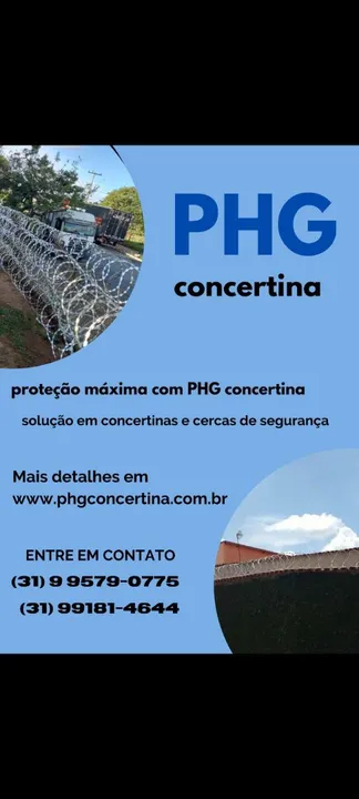 Concertina PHG - Segurança Máxima para sua residência
