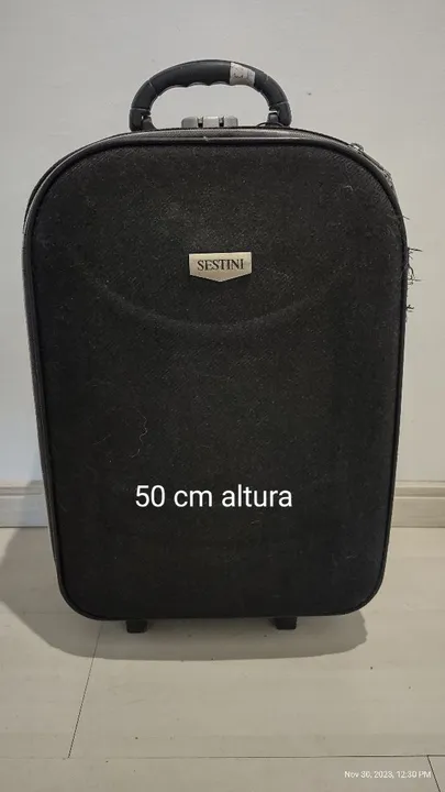 Mala preta de mão viagem