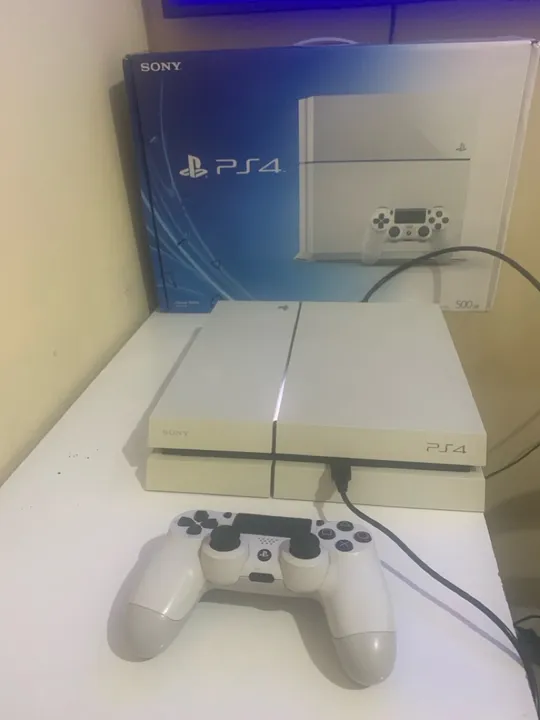 PS4 PlayStation 4 Glacier branco