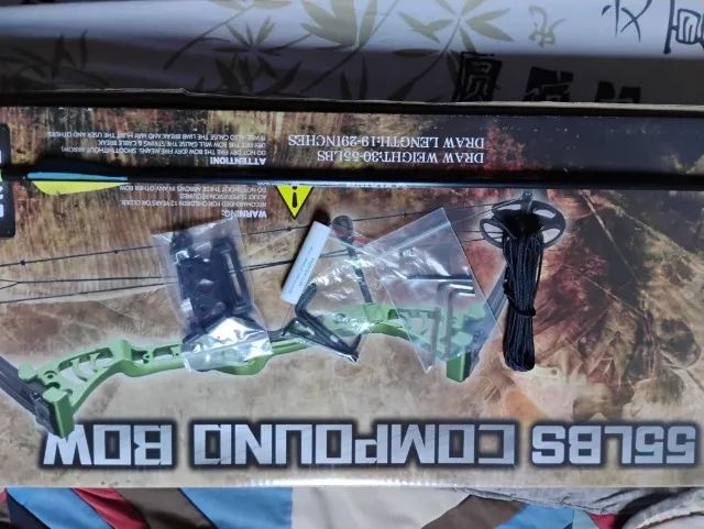 Arco composto Man kung cb50 55 libras - Foto 2