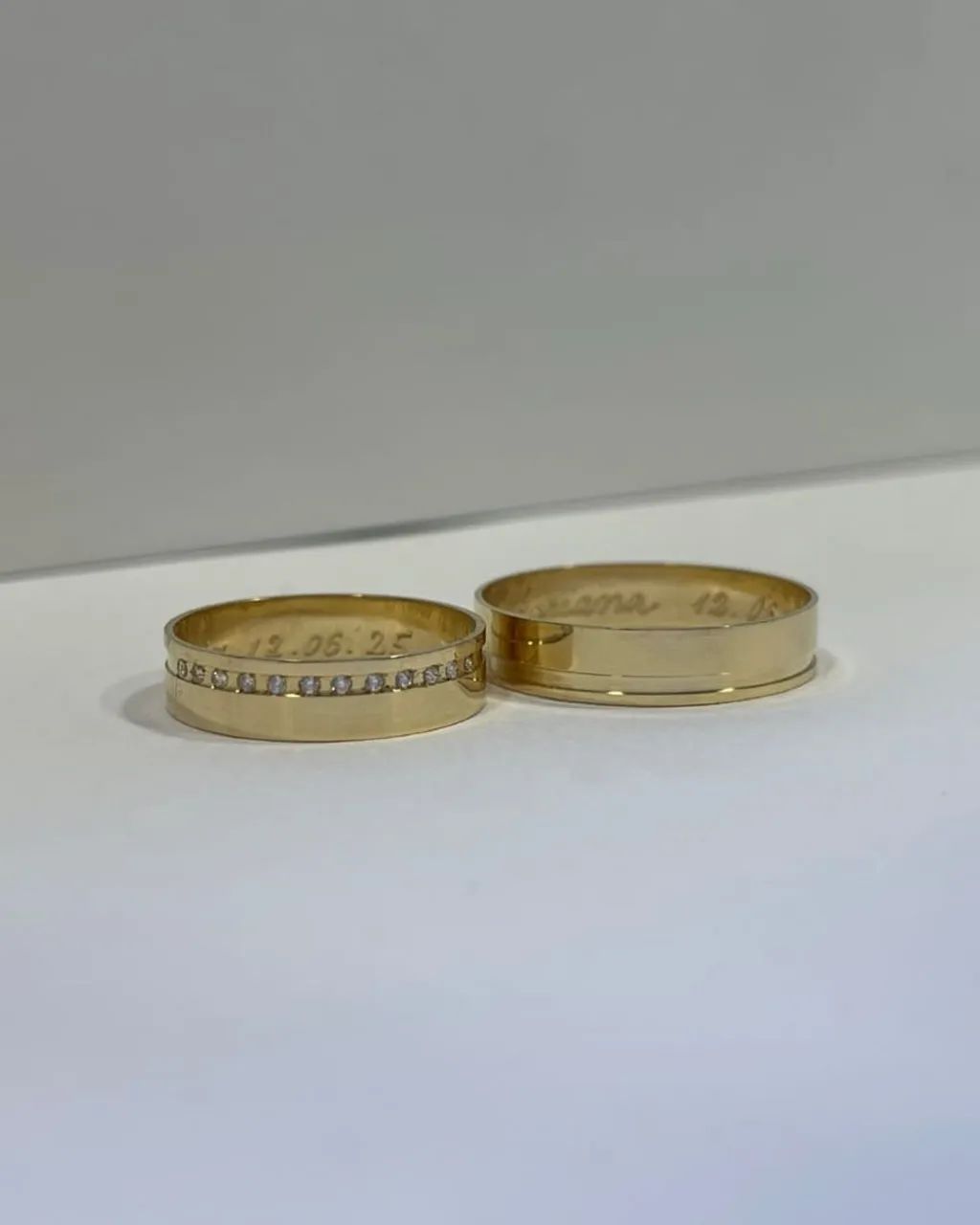 Alianças de Ouro 18K (Enamorados Oriente) - Foto 5