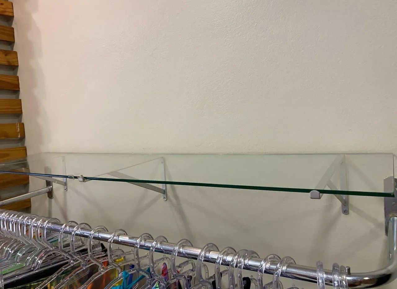 Prateleira de Vidro para Loja