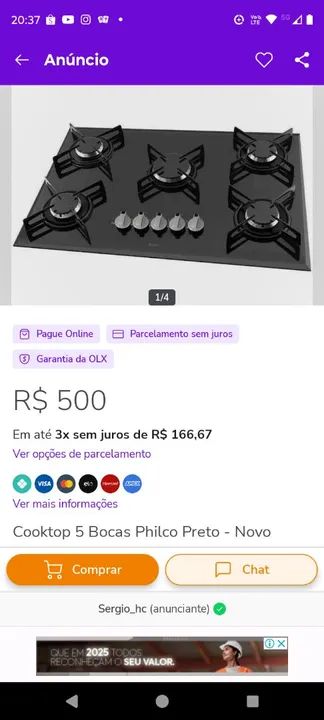 Fogão a Gás Atlas 5 Bocas - Foto 2