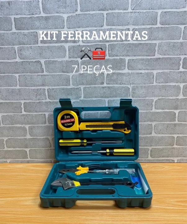 Kit Ferramentas 7 Peças - Novo