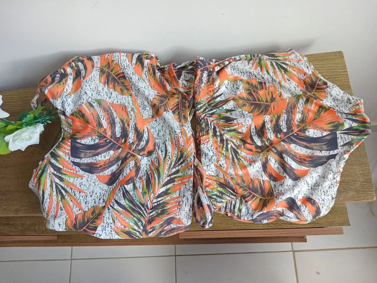 Biquini de Praia Tropical Estampado - Foto 2