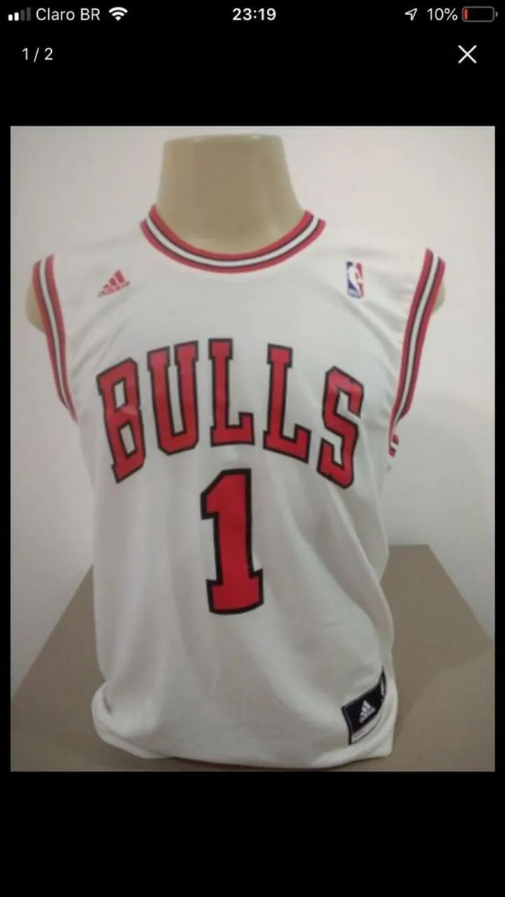 Camiseta Basquete Bulls - Tamanho M