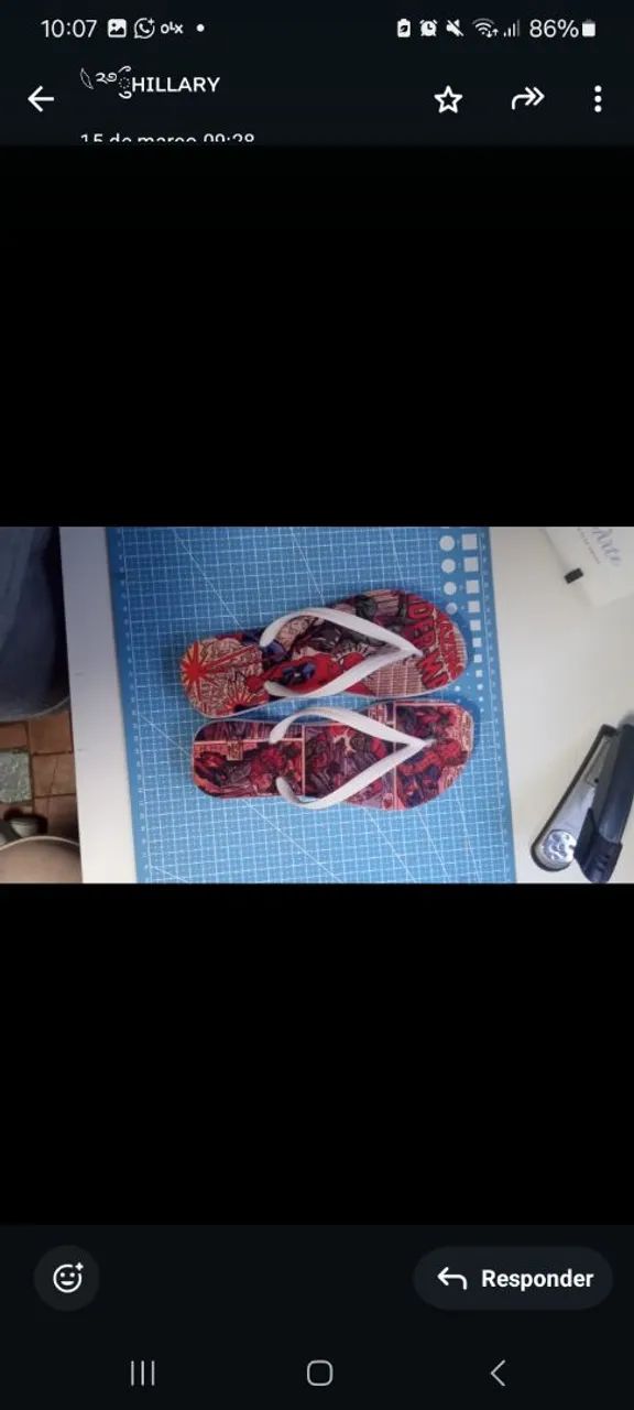 Chinelos personalizados - Tamanho variados  - Foto 5