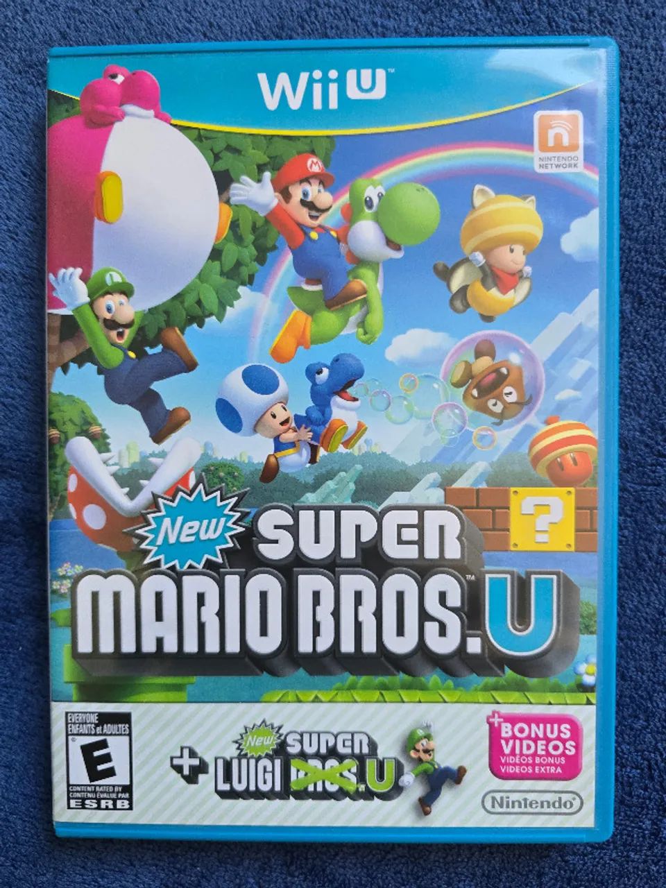 New Super Mario Bros. U + New Super Luigi U - Wii U (completo e em ótimo estado)