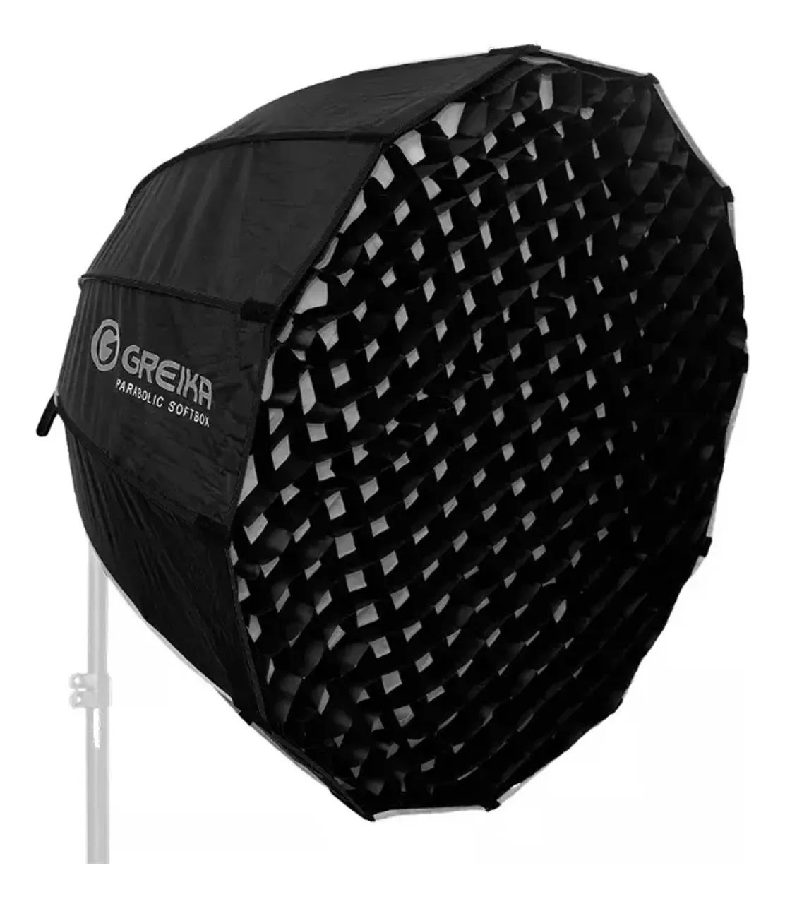 Difusor Fotográfico Softbox Greika Gk3-90 Diâmetro 90cm Do 90cm X 90cm Branco Com Interior