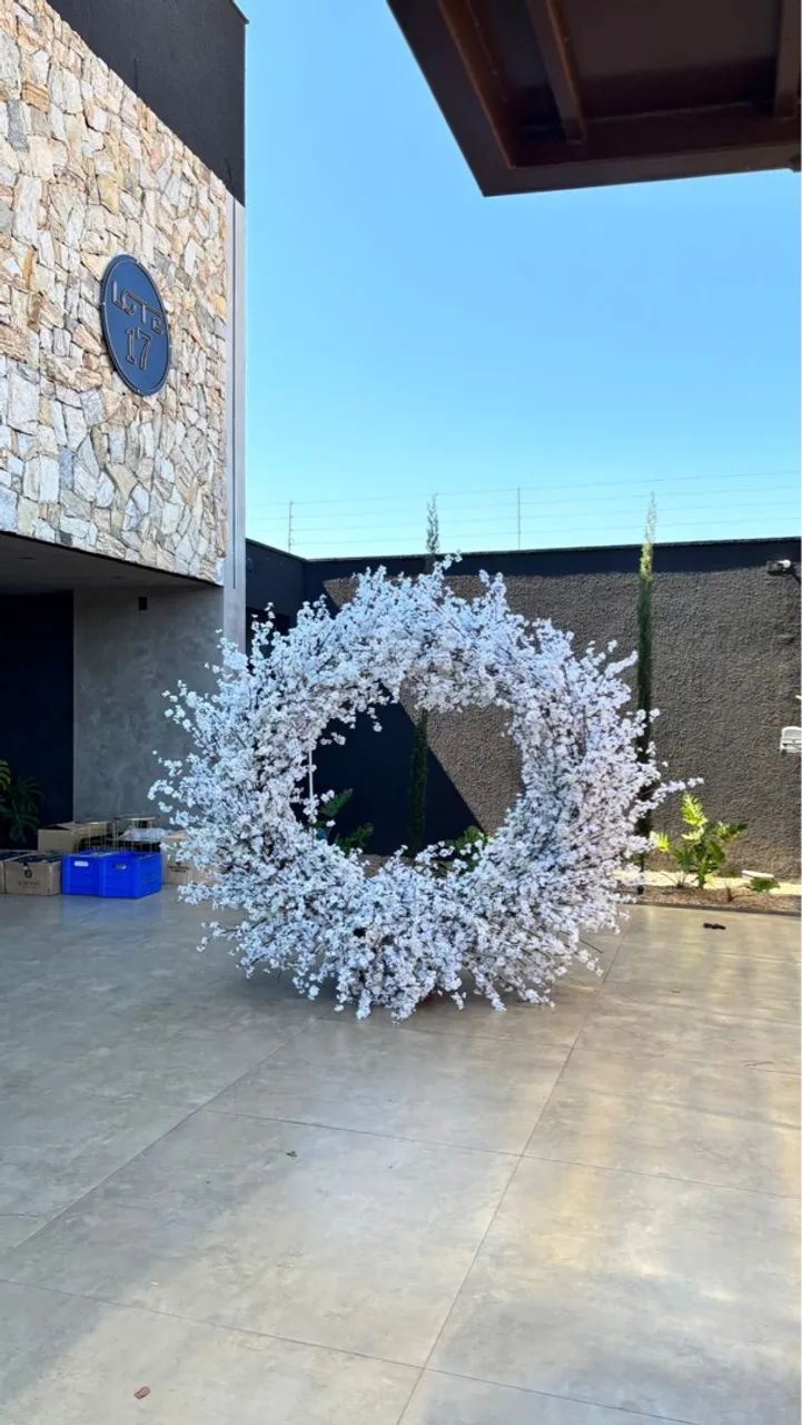 Decoração de Festa com Flores de Cerejeira - Foto 3