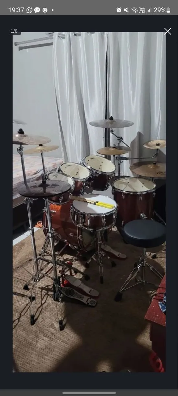 Bateria Completa - Instrumento Musical