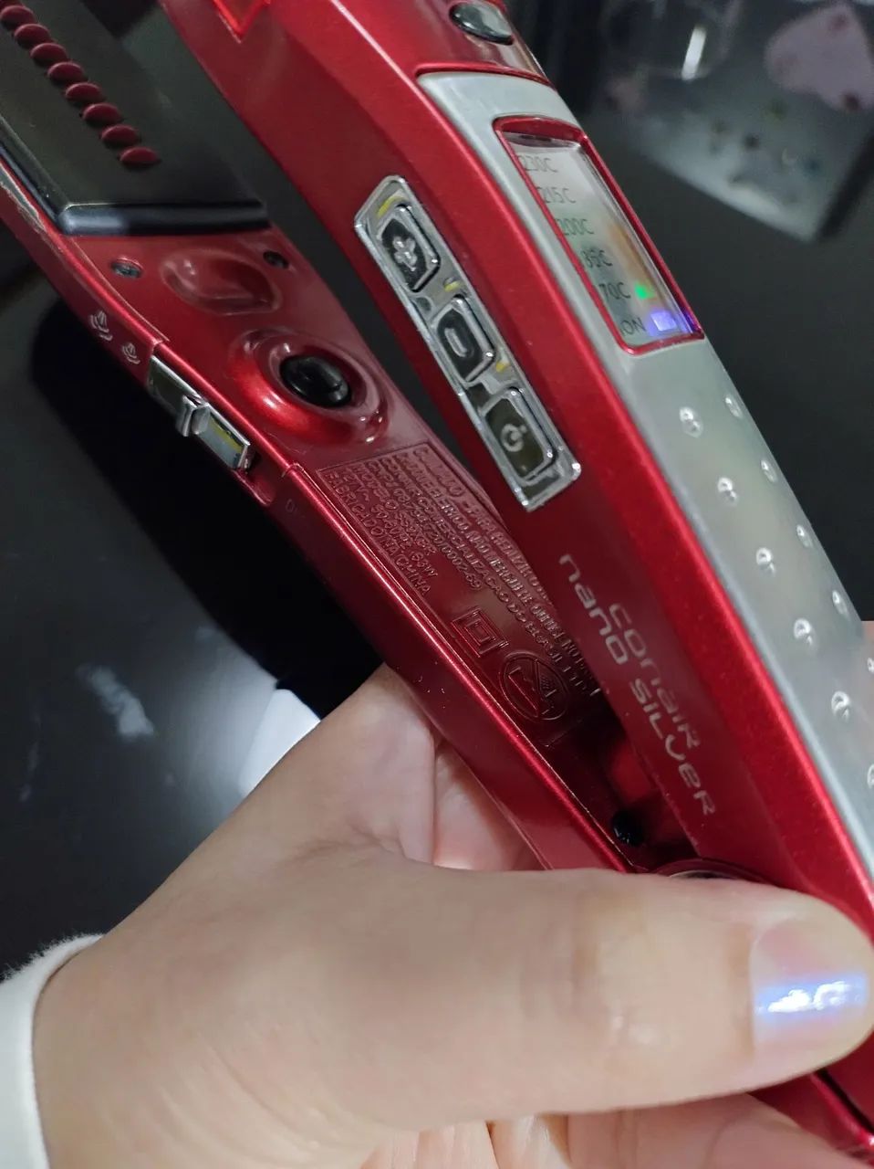 CONAIR Nano Silver alisador a vapor de cabelo modelo SS9X - Foto 2