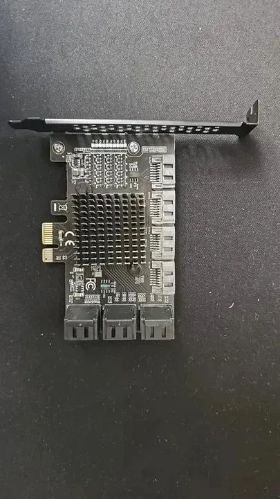Placa Controladora PCIe x4 - 10 Portas SATA