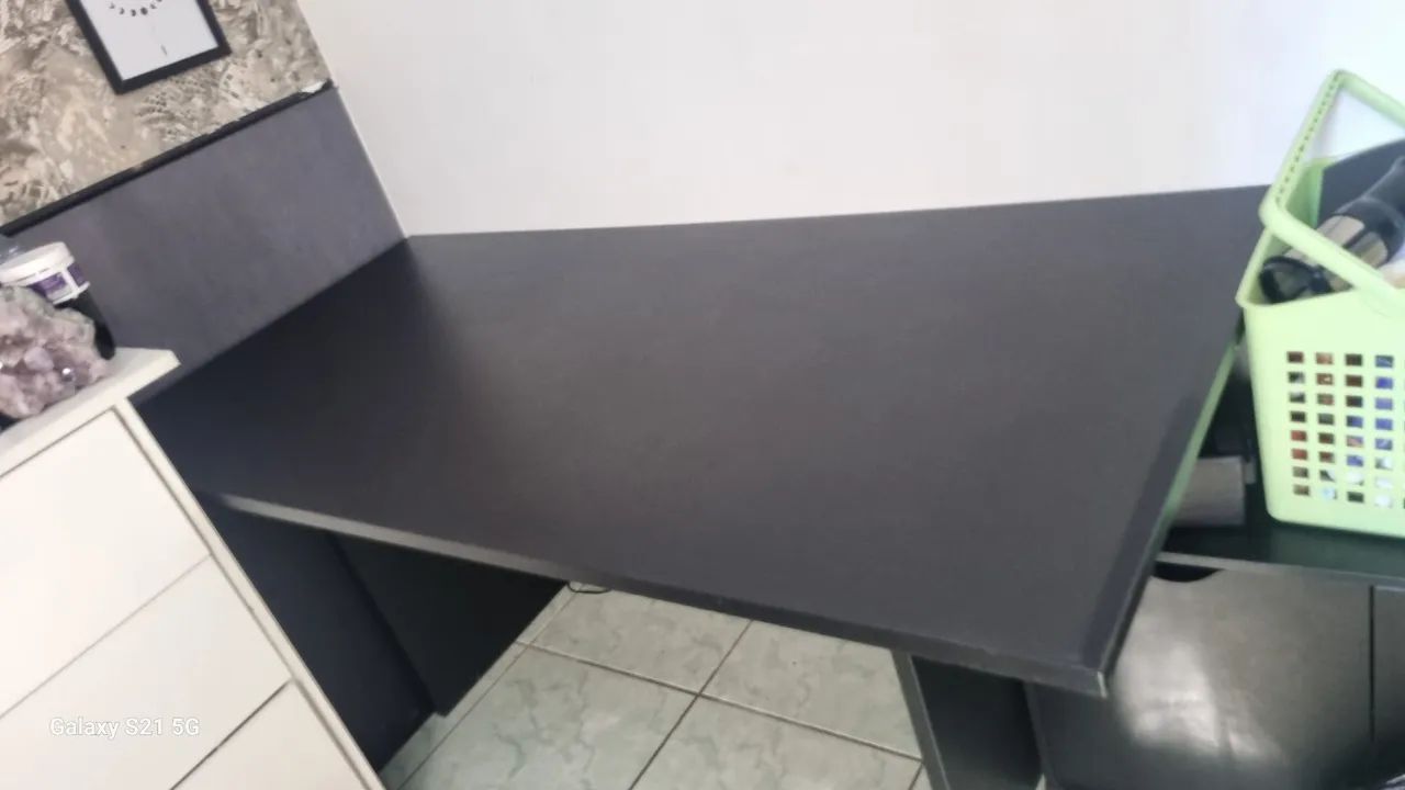 Mesa preta tokstok 1,75m 6 lugares - Foto 3