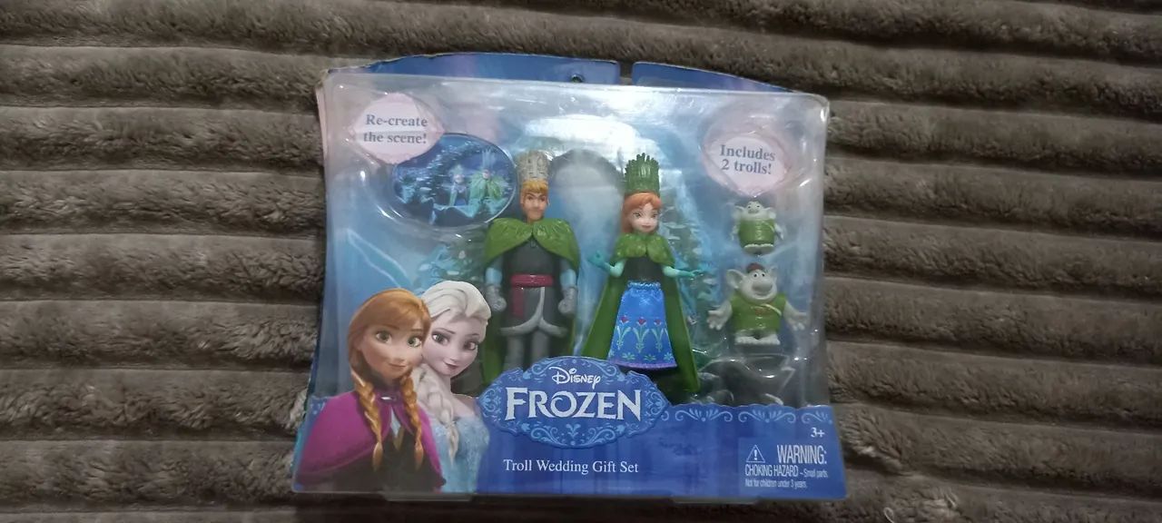 Frozen Gift Set casamento Anna e Kristoff - Brinquedo Novo