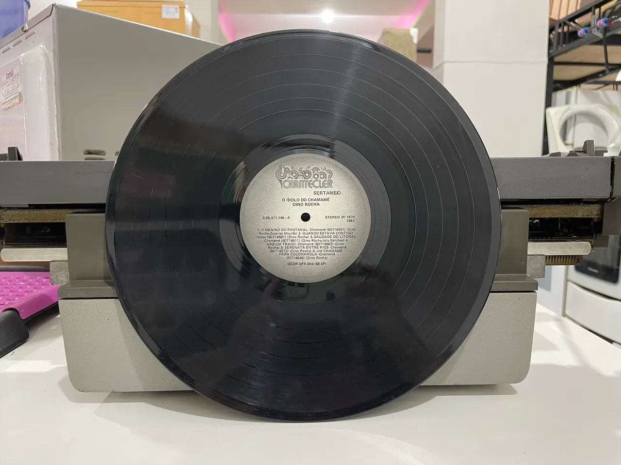 Disco de Vinil Dino Rocha O Ídolo do Chamamé - Foto 4